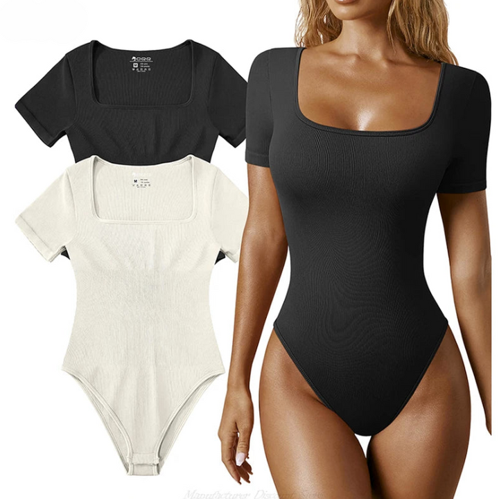 Square Neck Shaping Bodysuit