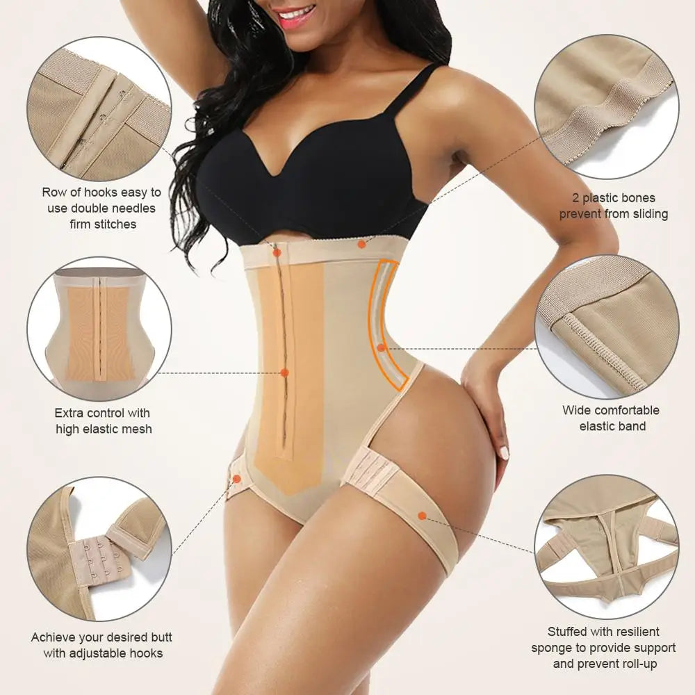 Shapewear taille haute liftant les fesses 
