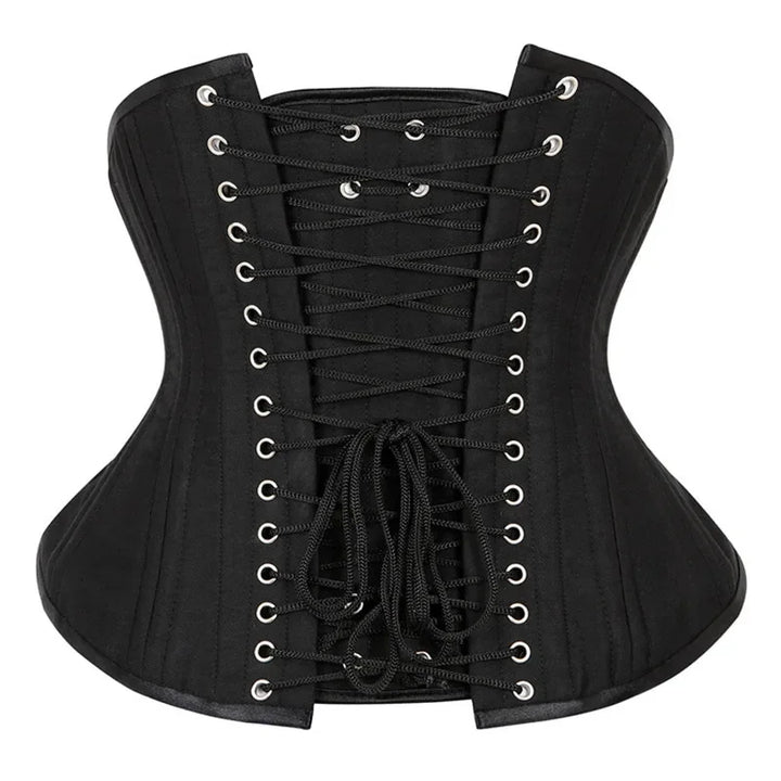 Noir Elegance Corset – Underbust Waist Trainer