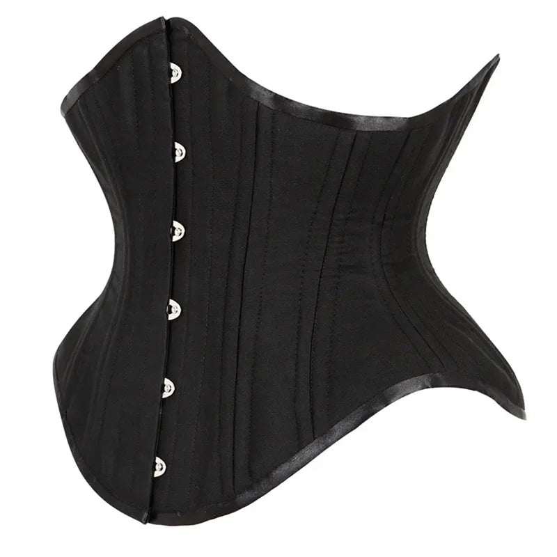 Noir Elegance Corset – Underbust Waist Trainer