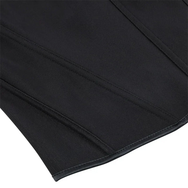 Schwarzes Korsett – Eleganter Reißverschluss