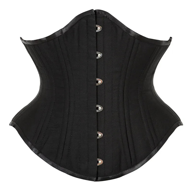 Noir Elegance Corset – Underbust Waist Trainer