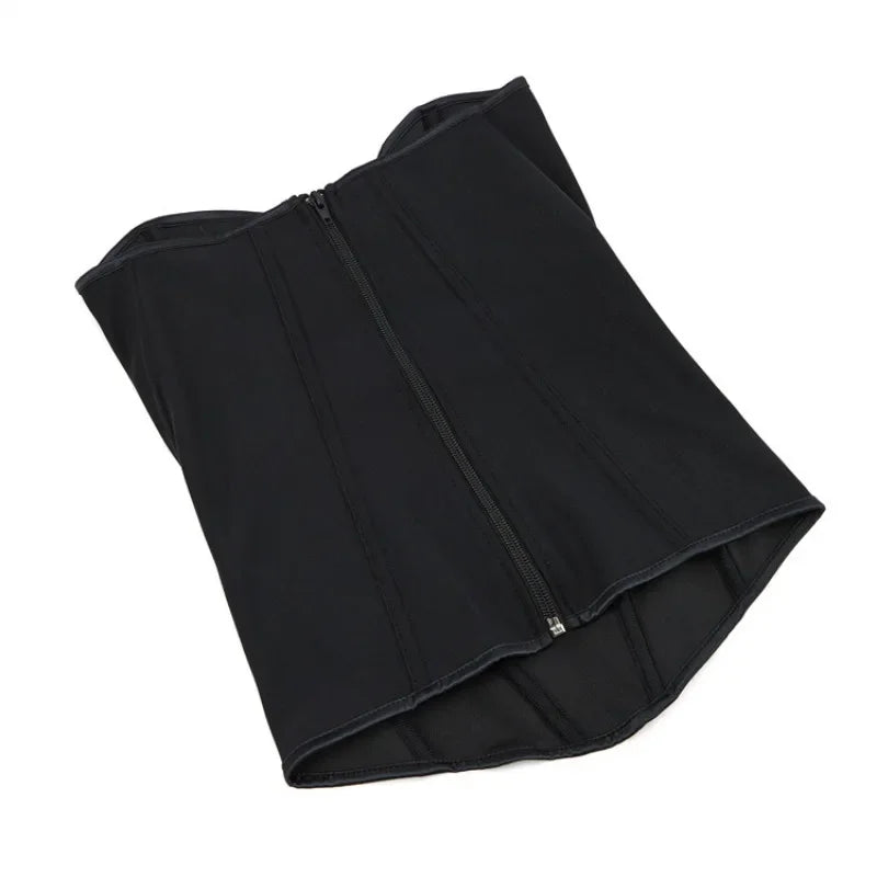 Schwarzes Korsett – Eleganter Reißverschluss