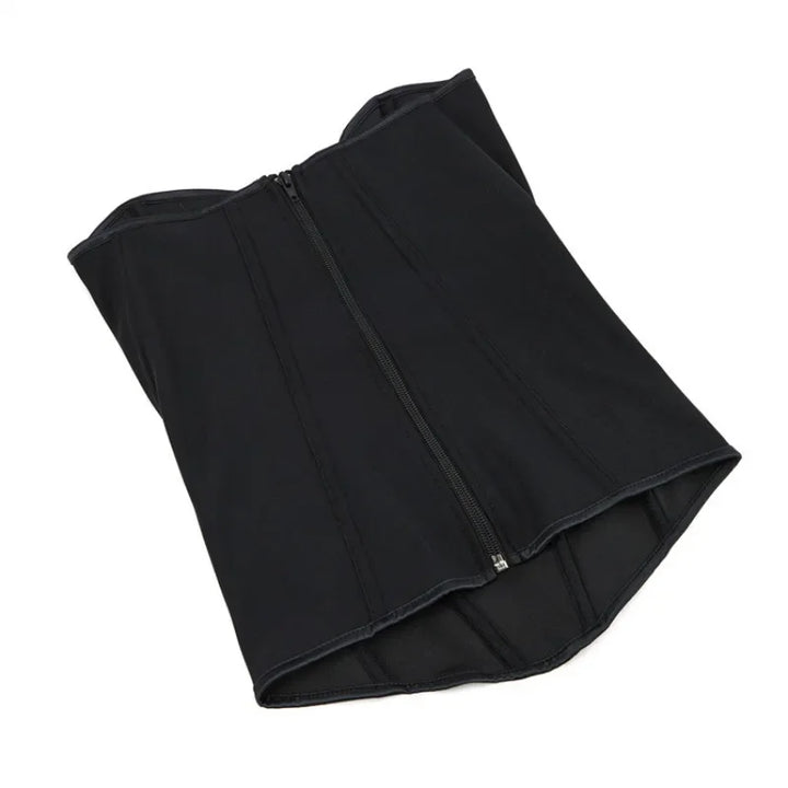 Schwarzes Korsett – Eleganter Reißverschluss