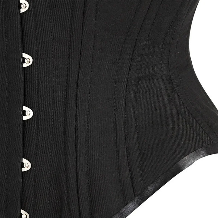 Noir Elegance Corset – Underbust Waist Trainer