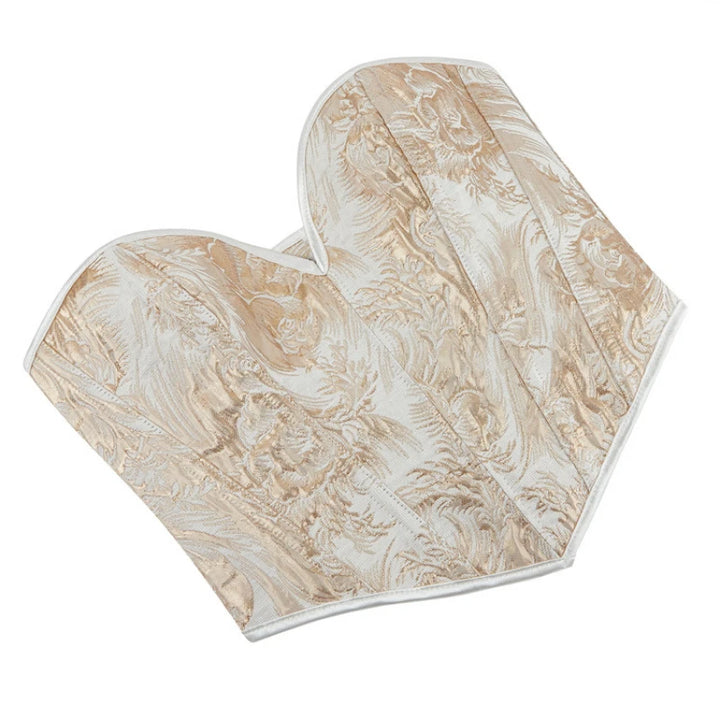 Corset romantique fleuri – Overbust sculptant floral