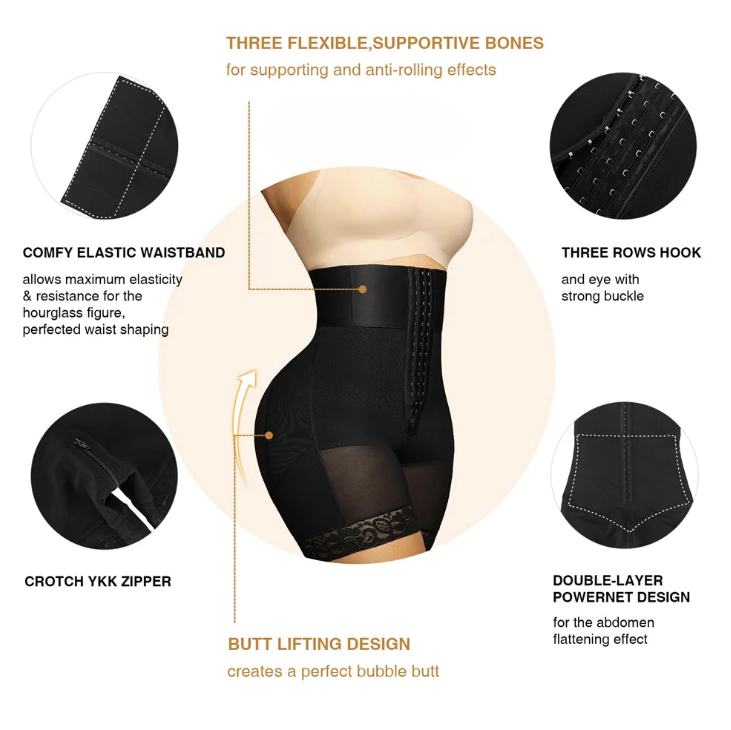 Sculpt & Lift BBL Shorts - High Waist Seamless Shapewear by Prime Shapewear